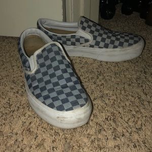 LIMITED EDITION ULTRACUSH BLUE GINGHAM VANS